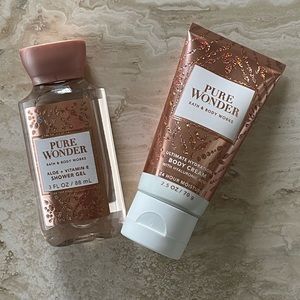 Bath & Body Works NEW Pure Wonder Shower Gel and Body Cream